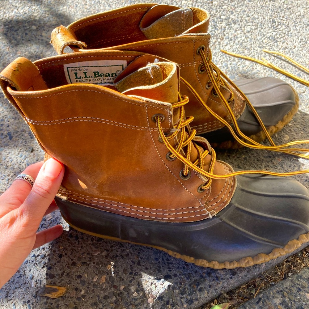 Vintage LL Bean Duck Boots - Hunting Lace Ups